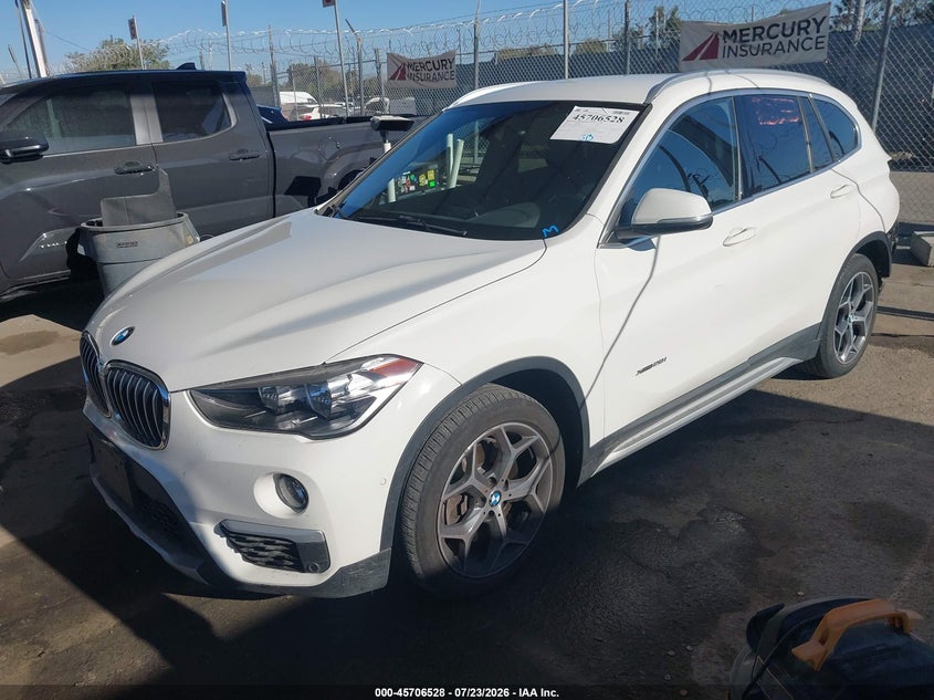 2016 BMW X1 VIN WBXHT3C33G5E49967 IAAI salvage auction — REAR END, Salvage (California), sold $4,700 on 2026-08-04 (photo 2)