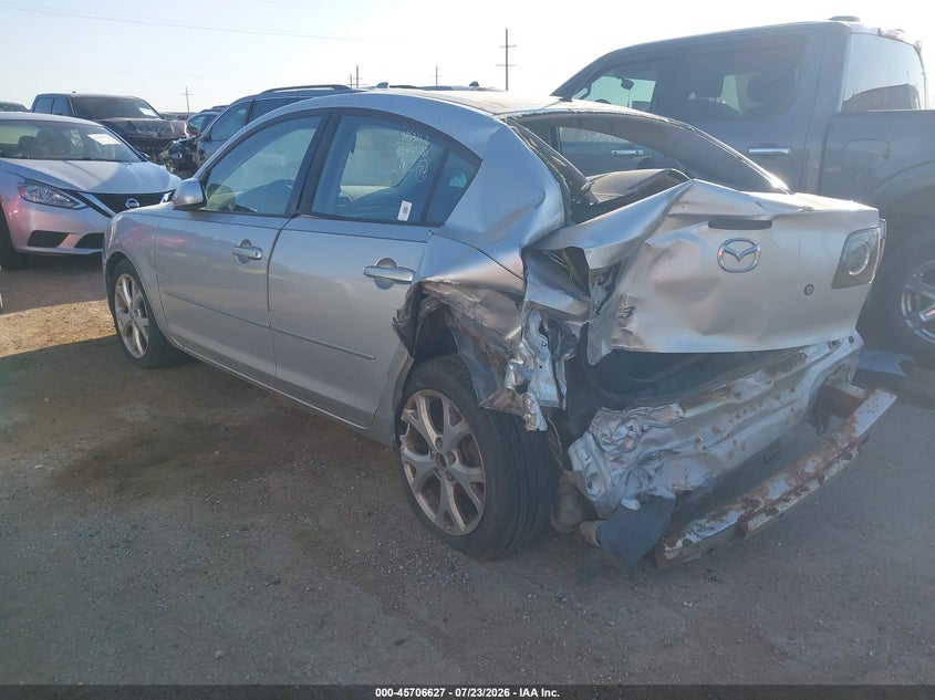 2009 Mazda 3 VIN JM1BK32G391247437 IAAI salvage auction — REAR END, Salvage (Texas), sold $25 on 2026-07-28 (photo 3)