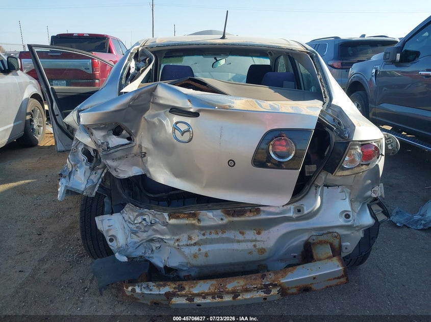 2009 Mazda 3 VIN JM1BK32G391247437 IAAI salvage auction — REAR END, Salvage (Texas), sold $25 on 2026-07-28 (photo 6)
