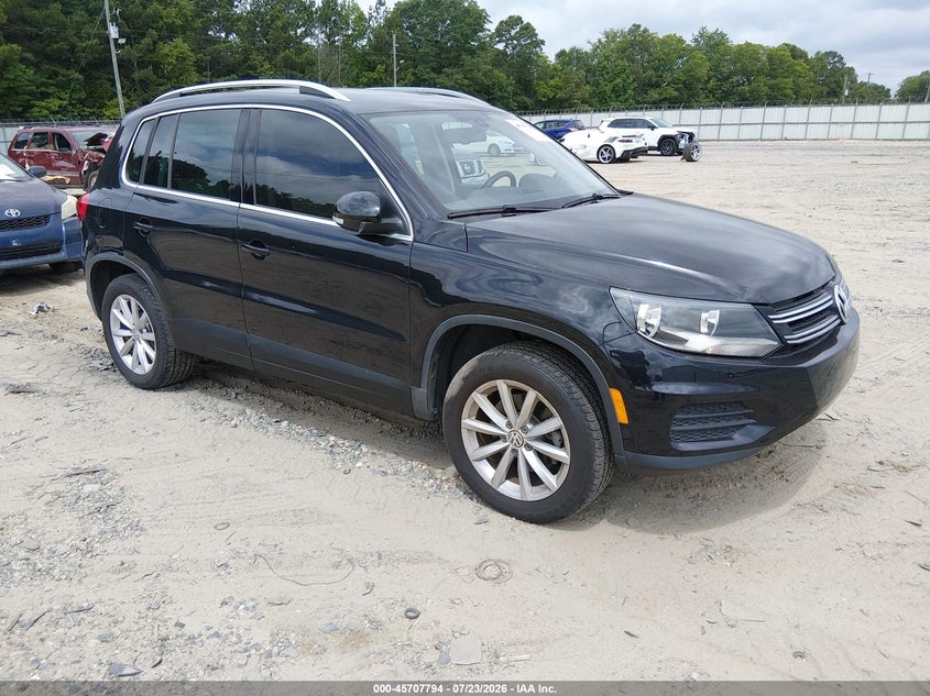 2017 Volkswagen Tiguan VIN WVGRV7AX8HK008971 IAAI salvage auction — NORMAL WEAR, Clear (Georgia), sold $25 on 2026-07-30 (photo 1)