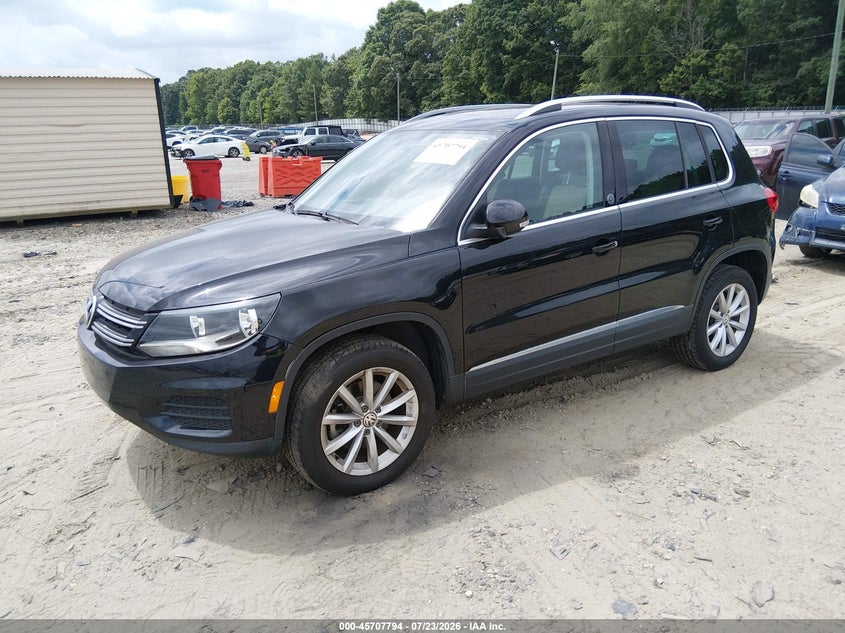 2017 Volkswagen Tiguan VIN WVGRV7AX8HK008971 IAAI salvage auction — NORMAL WEAR, Clear (Georgia), sold $25 on 2026-07-30 (photo 2)