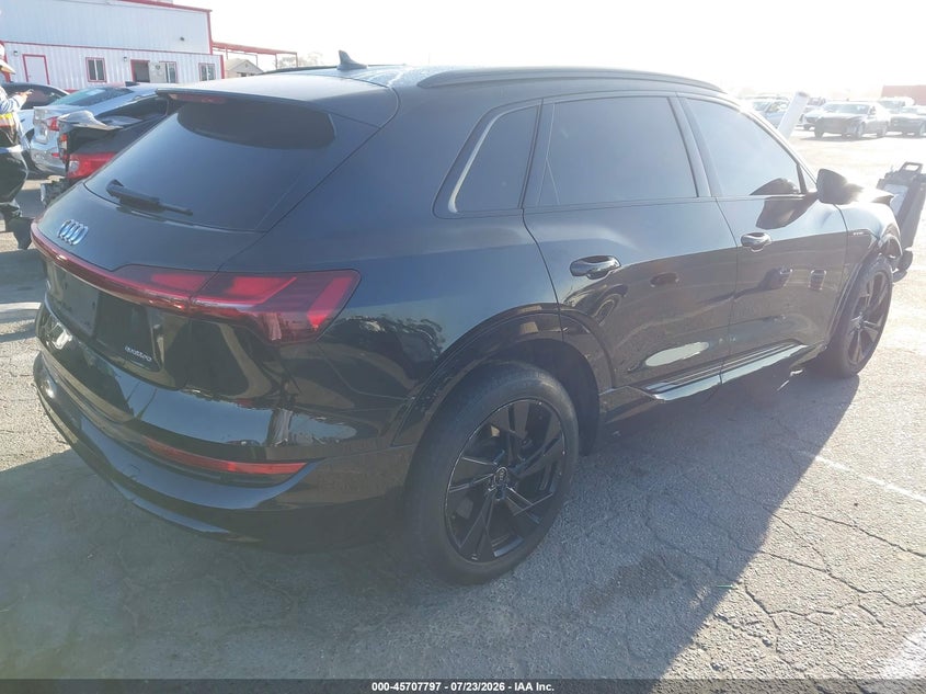 2021 Audi E-tron VIN WA1AAAGE1MB010971 IAAI salvage auction — FRONT END, Wait Title, sold $8,675 on 2026-08-13 (photo 4)