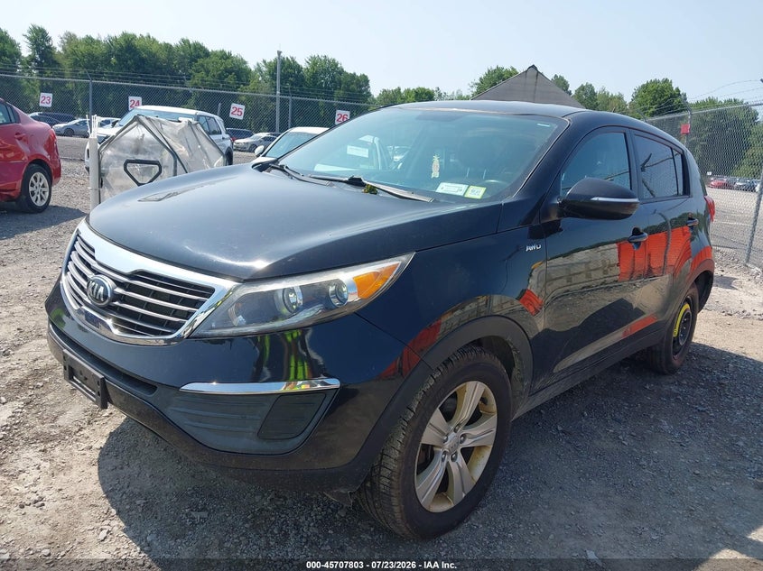 2013 Kia Sportage VIN KNDPBCA29D7475587 IAAI salvage auction — NORMAL WEAR, Clear (New York), sold $1,375 on 2026-08-01 (photo 2)