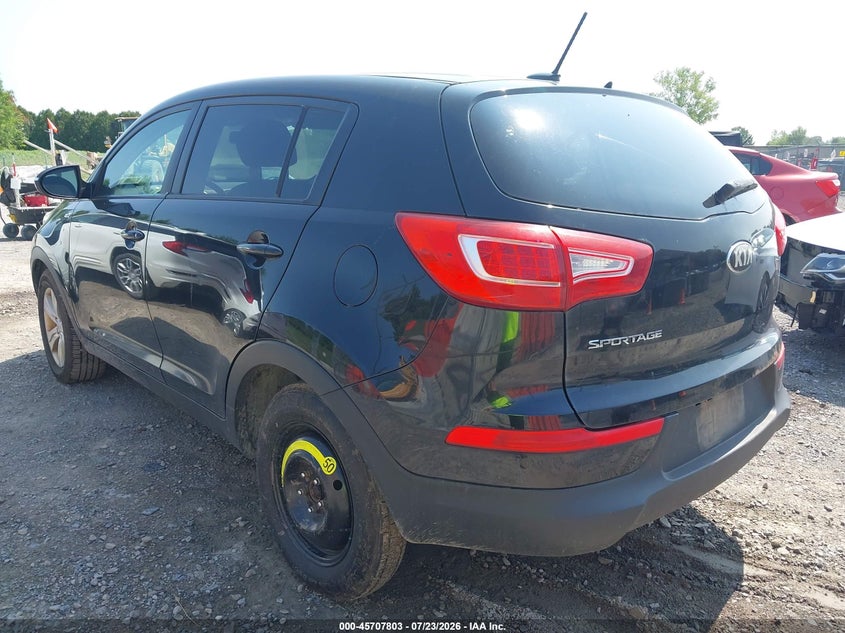 2013 Kia Sportage VIN KNDPBCA29D7475587 IAAI salvage auction — NORMAL WEAR, Clear (New York), sold $1,375 on 2026-08-01 (photo 3)
