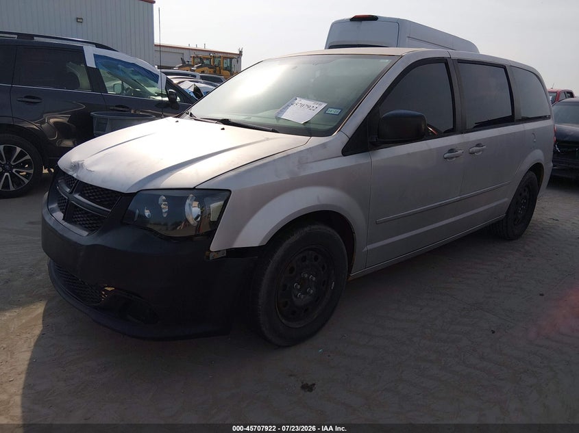 2014 Dodge Caravan VIN 2C4RDGBG9ER393024 IAAI salvage auction — NORMAL WEAR, Original (Texas), sold $475 on 2026-08-20 (photo 2)