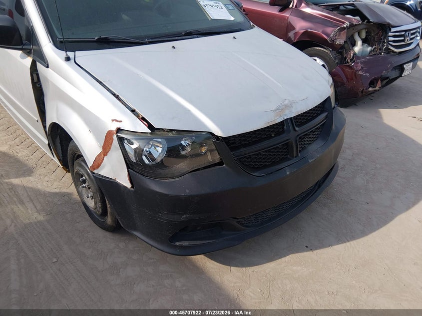 2014 Dodge Caravan VIN 2C4RDGBG9ER393024 IAAI salvage auction — NORMAL WEAR, Original (Texas), sold $475 on 2026-08-20 (photo 6)