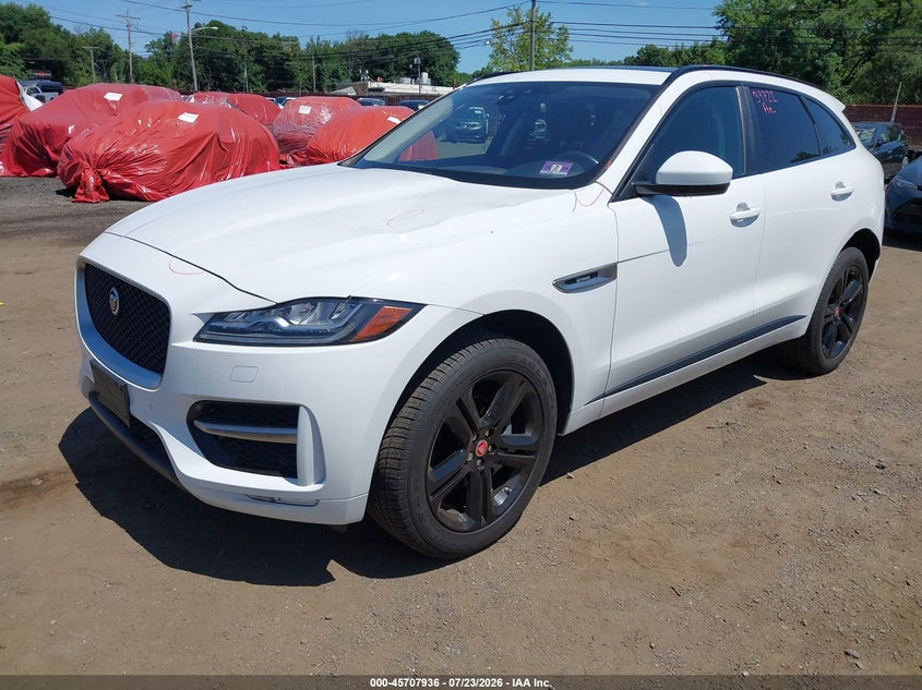 2018 Jaguar F-pace VIN SADCL2FX6JA324753 IAAI salvage auction — FRONT END, Salvage Title, sold $10,000 on 2026-08-14 (photo 2)