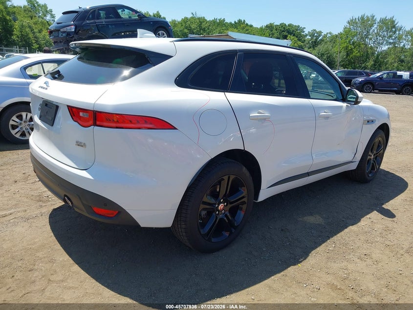 2018 Jaguar F-pace VIN SADCL2FX6JA324753 IAAI salvage auction — FRONT END, Salvage Title, sold $10,000 on 2026-08-14 (photo 4)