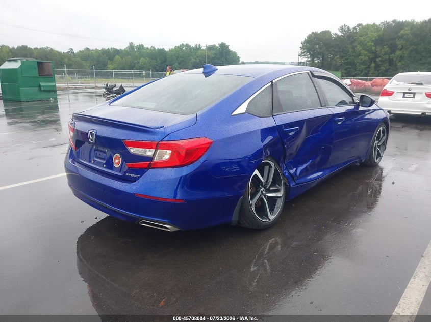 2018 Honda Accord VIN 1HGCV1F3XJA210415 IAAI salvage auction — SIDE, Wait Title, sold $2,750 on 2026-08-19 (photo 4)