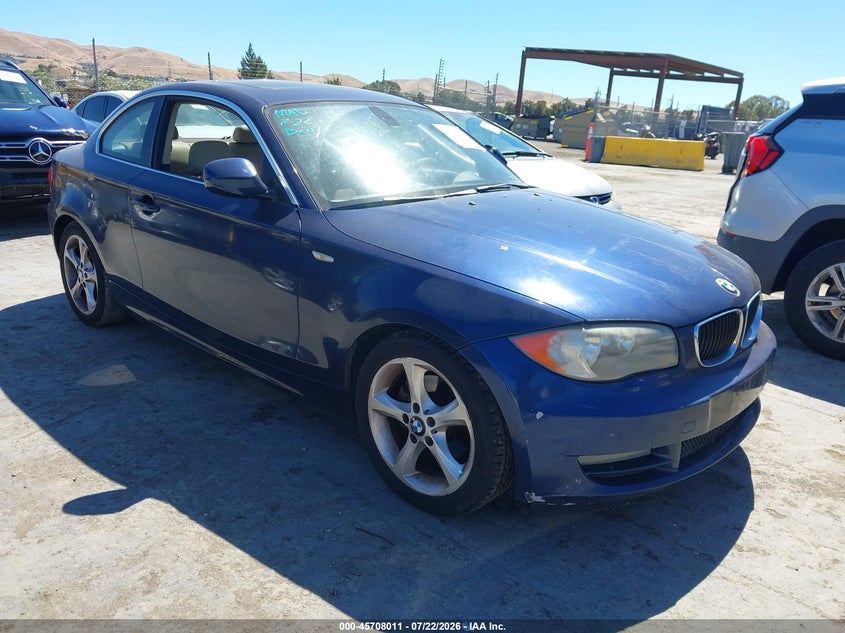 2011 BMW 1 series VIN WBAUP9C56BVL89559 IAAI salvage auction — NORMAL WEAR, Clear - Dealer Only (California), sold $600 on 2026-07-30 (photo 1)