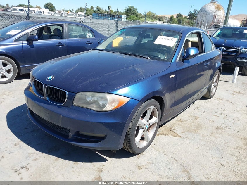 2011 BMW 1 series VIN WBAUP9C56BVL89559 IAAI salvage auction — NORMAL WEAR, Clear - Dealer Only (California), sold $600 on 2026-07-30 (photo 2)