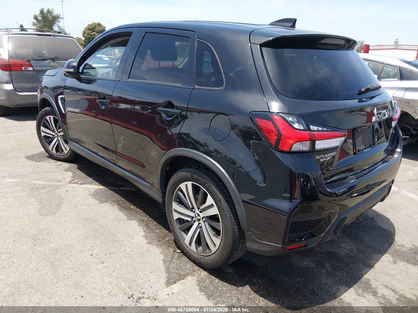 2021 Mitsubishi Outlander VIN JA4APVAU8MU019418 IAAI salvage auction — RIGHT FRONT, Salvage (California), sold $2,800 on 2026-08-03 (photo 3)