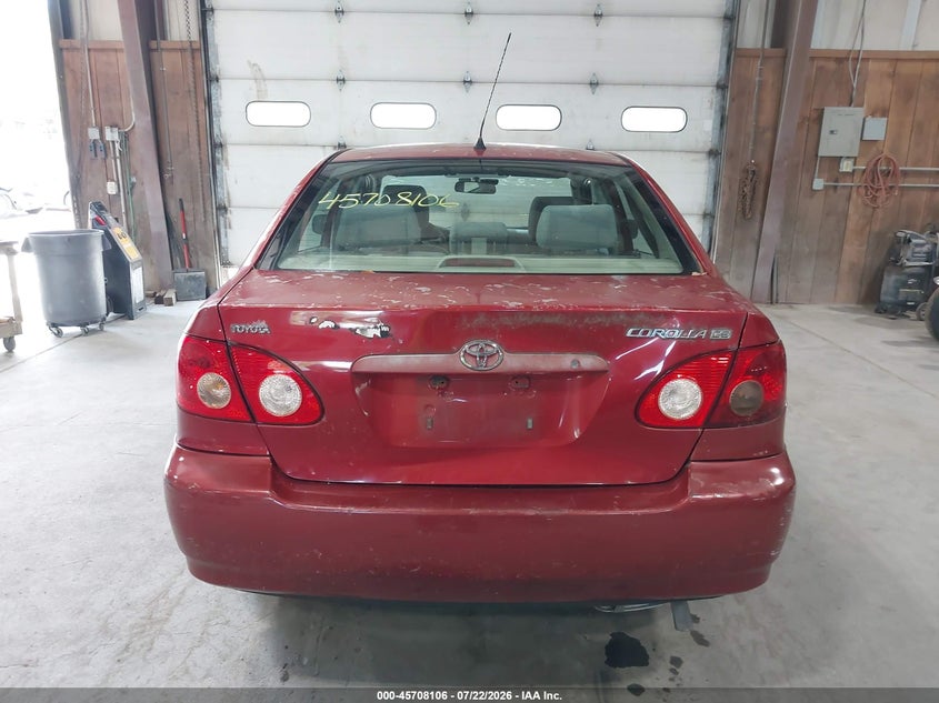 2007 Toyota Corolla VIN JTDBR32E770104858 IAAI salvage auction — NORMAL WEAR, Clear (New York), sold $25 on 2026-07-29 (photo 6)