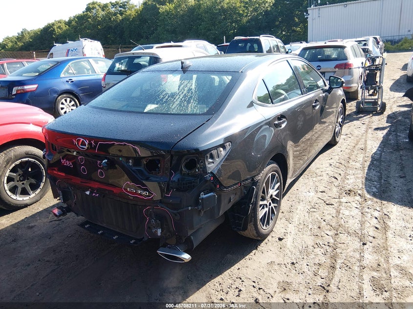 2017 Lexus ES VIN 58ABK1GG5HU041468 IAAI salvage auction — REAR END, Salvage, sold $7,075 on 2026-08-27 (photo 4)