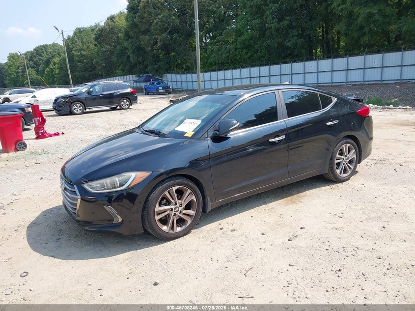 2017 Hyundai Elantra VIN KMHD84LF5HU182909 IAAI salvage auction — REAR END, Salvage (Georgia), sold $2,625 on 2026-08-26 (photo 2)