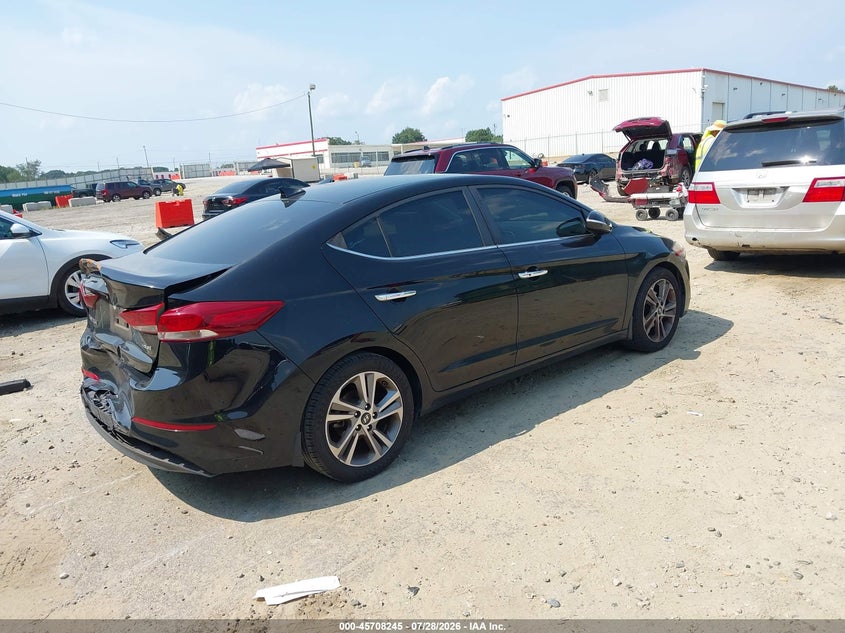 2017 Hyundai Elantra VIN KMHD84LF5HU182909 IAAI salvage auction — REAR END, Salvage (Georgia), sold $2,625 on 2026-08-26 (photo 4)