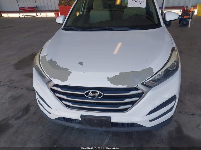 2018 Hyundai Tucson VIN KM8J23A46JU813303 IAAI salvage auction — NORMAL WEAR, Clear - Dealer Only (California), sold $600 on 2026-07-28 (photo 6)