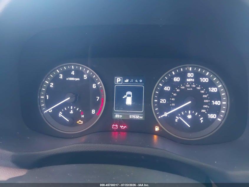 2018 Hyundai Tucson VIN KM8J23A46JU813303 IAAI salvage auction — NORMAL WEAR, Clear - Dealer Only (California), sold $600 on 2026-07-28 (photo 7)