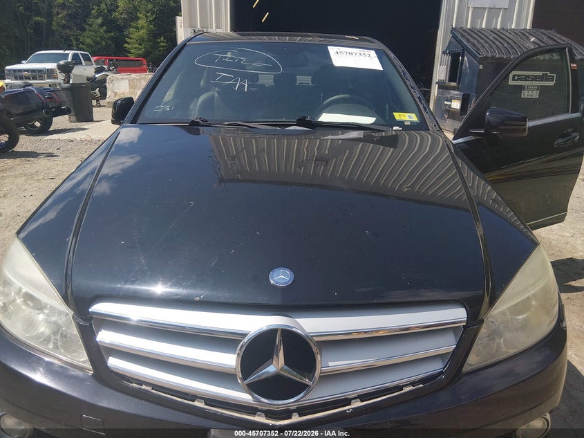 2010 Mercedes-benz C class VIN WDDGF8BB7AR088154 IAAI salvage auction — NORMAL WEAR, Original (Vermont), sold $700 on 2026-07-23 (photo 6)