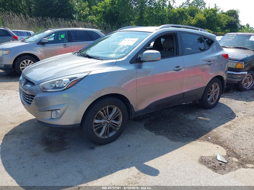 2014 Hyundai Tucson VIN KM8JUCAG2EU806164 IAAI salvage auction — NORMAL WEAR, Clear (Maryland), sold $25 on 2026-07-30 (photo 2)
