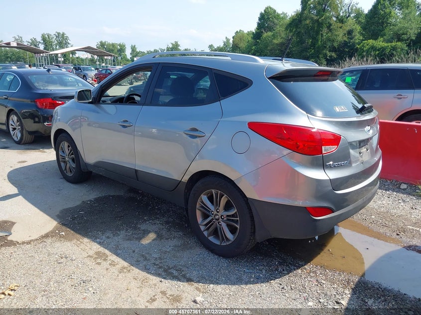 2014 Hyundai Tucson VIN KM8JUCAG2EU806164 IAAI salvage auction — NORMAL WEAR, Clear (Maryland), sold $25 on 2026-07-30 (photo 3)