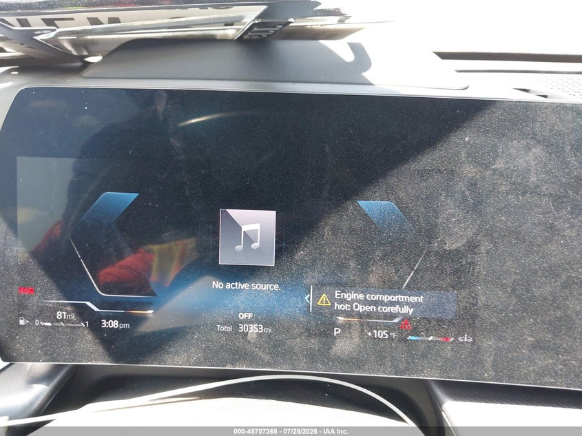 2023 BMW X1 VIN WBX73EF04P5W54414 IAAI salvage auction — MECHANICAL, Original (Texas), sold $19,200 on 2026-09-22 (photo 7)