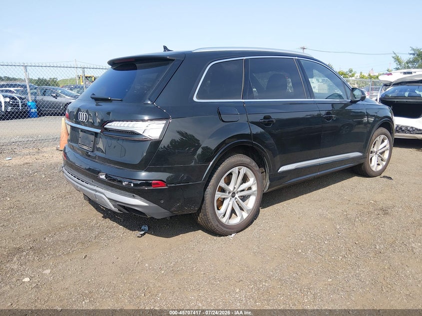 2025 Audi Q7 VIN WA1LVBF7XSD012676 IAAI salvage auction — REAR END, Salvage Title, sold $27,000 on 2026-09-21 (photo 4)