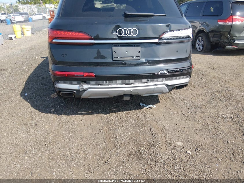 2025 Audi Q7 VIN WA1LVBF7XSD012676 IAAI salvage auction — REAR END, Salvage Title, sold $27,000 on 2026-09-21 (photo 6)
