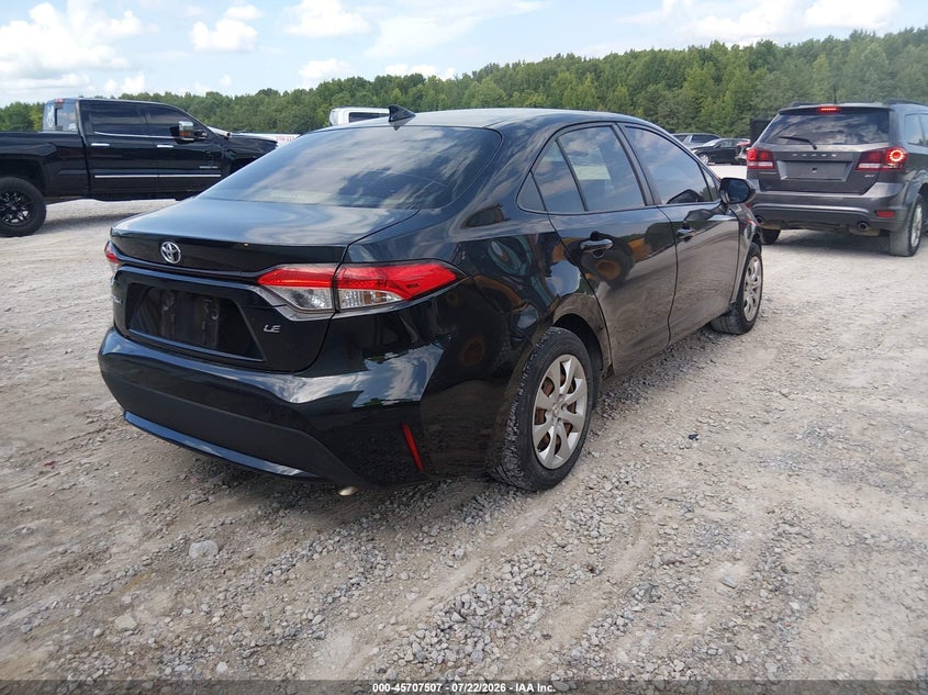 2020 Toyota Corolla VIN JTDEPRAE1LJ045432 IAAI salvage auction — FRONT END, Clear (Alabama), sold $925 on 2026-07-29 (photo 4)
