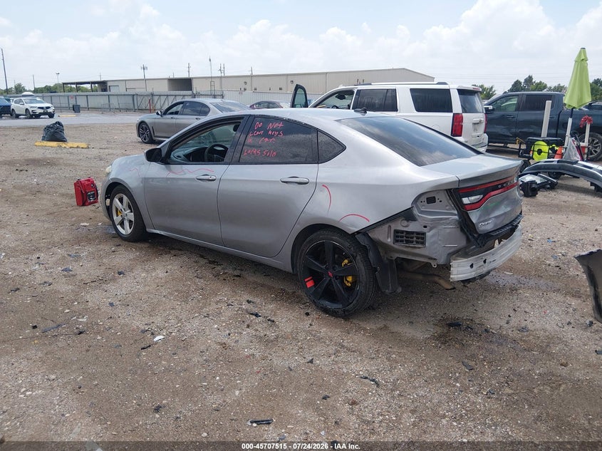 2015 Dodge Dart VIN 1C3CDFBBXFD390310 IAAI salvage auction — REAR END, Salvage Title, sold $500 on 2026-09-03 (photo 3)