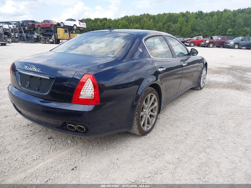 2011 Maserati Quattroporte VIN ZAM39FKA3B0056248 IAAI salvage auction — NORMAL WEAR, Clear (Alabama), sold $5,400 on 2026-07-29 (photo 4)