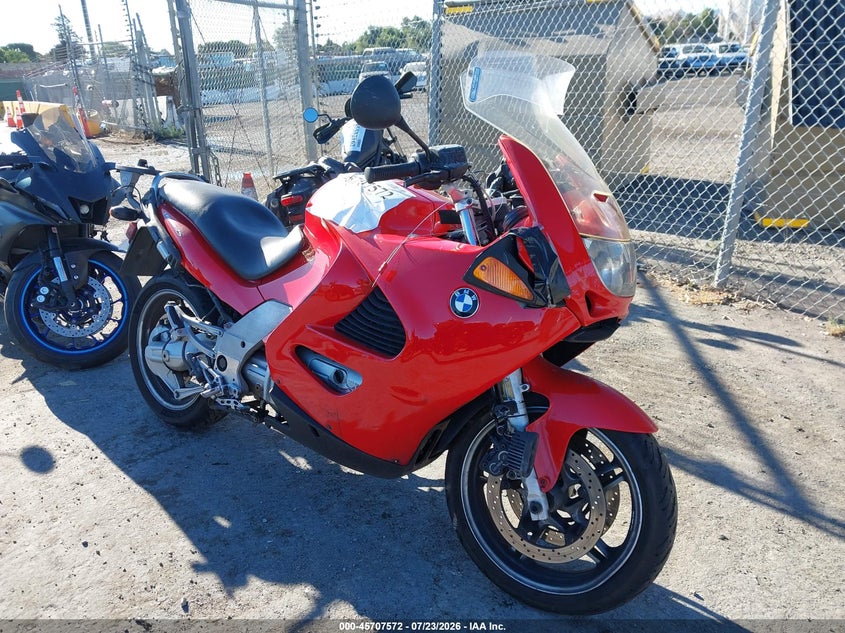 1998 BMW K 1200 VIN WB10554A3WZA51093 IAAI salvage auction — NORMAL WEAR, Clear - Dealer Only (California), sold $25 on 2026-07-30 (photo 1)