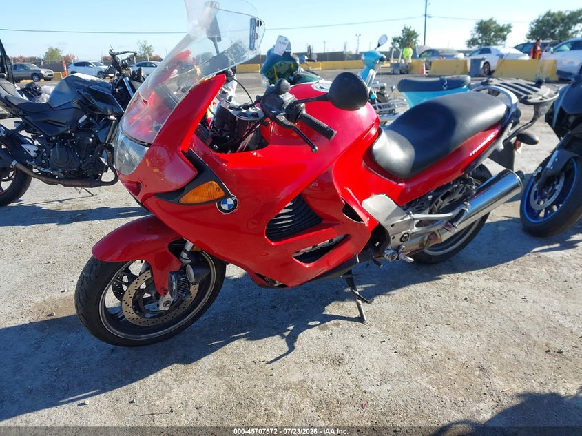 1998 BMW K 1200 VIN WB10554A3WZA51093 IAAI salvage auction — NORMAL WEAR, Clear - Dealer Only (California), sold $25 on 2026-07-30 (photo 2)
