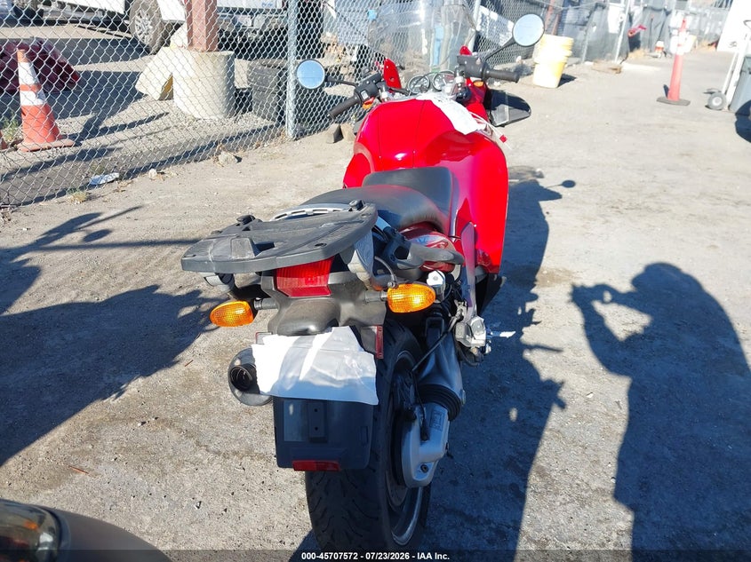 1998 BMW K 1200 VIN WB10554A3WZA51093 IAAI salvage auction — NORMAL WEAR, Clear - Dealer Only (California), sold $25 on 2026-07-30 (photo 6)
