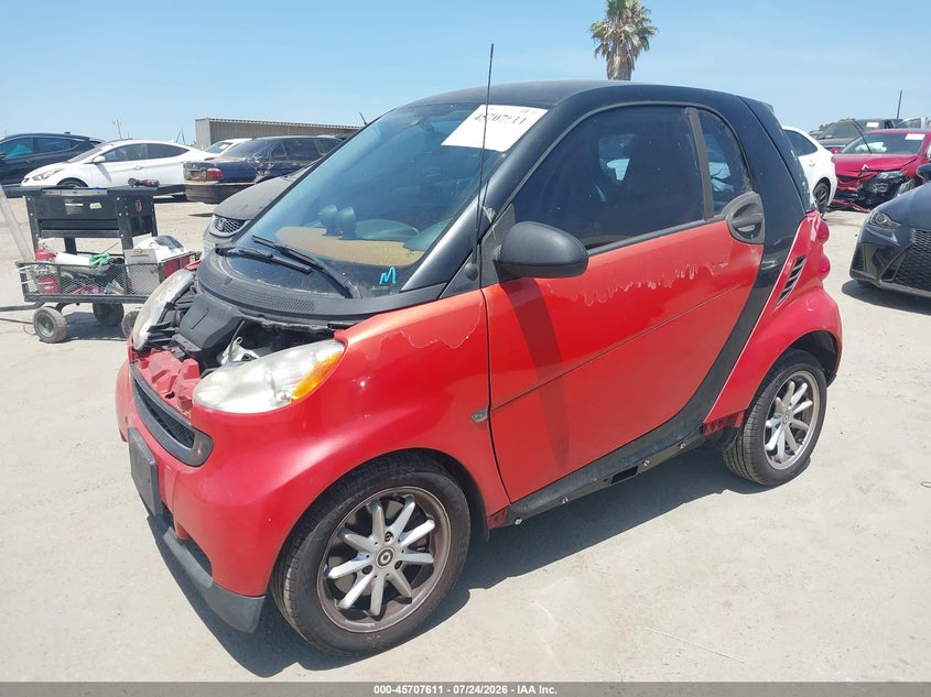 2008 Smart Fortwo VIN WMEEJ31X38K200274 IAAI salvage auction — FRONT END, Salvage (California), sold $500 on 2026-08-05 (photo 2)