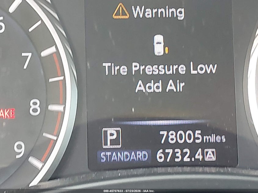 2018 Infiniti Q50 VIN JN1FV7AR9JM481588 IAAI salvage auction — FRONT END, Salvage Title, sold $6,500 on 2026-08-26 (photo 7)
