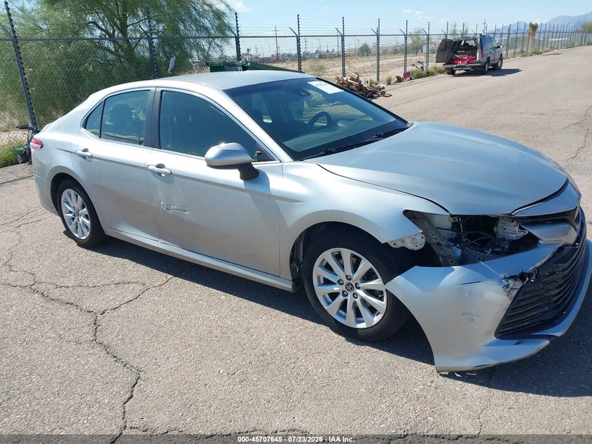 2018 Toyota Camry VIN JTNB11HK0J3020892 IAAI salvage auction — FRONT END, Salvage Title, sold $5,400 on 2026-08-03 (photo 1)