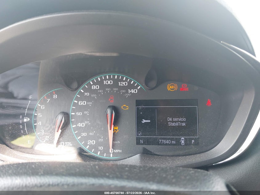 2018 Chevrolet Trax VIN KL7CJNSBXJB704117 IAAI salvage auction — NORMAL WEAR, Salvage Title, sold $25 on 2026-07-31 (photo 7)