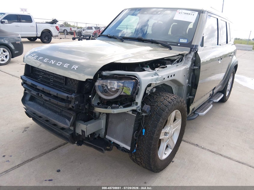 2021 Land rover Defender VIN SALEP7RUXM2048060 IAAI salvage auction — HAIL, Original (Texas), sold $28,800 on 2026-09-14 (photo 6)