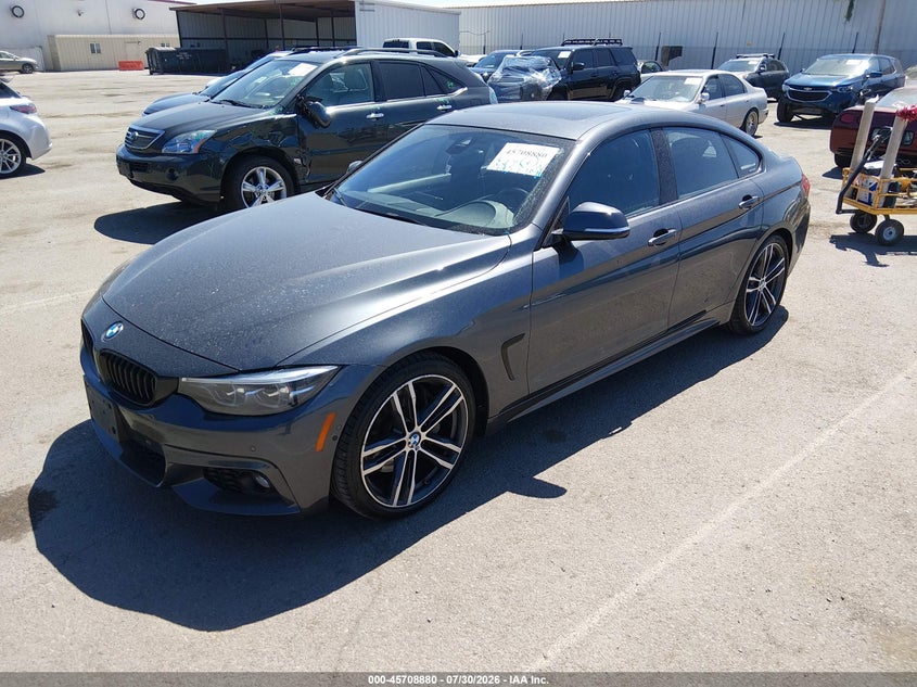 2019 BMW 4er VIN WBA4J1C56KBM13296 IAAI salvage auction — UNDERCARRIAGE, Salvage Title, sold $6,700 on 2026-08-14 (photo 2)