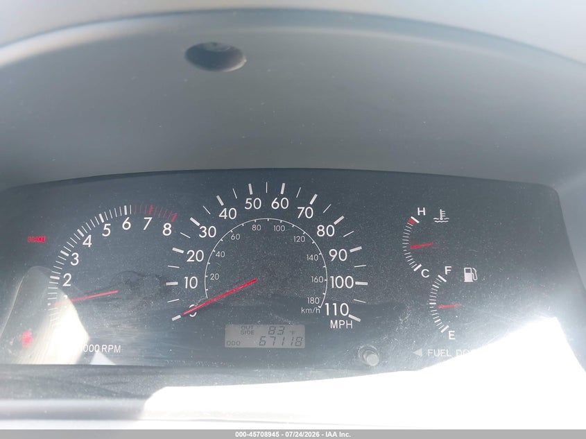 2006 Toyota Corolla VIN JTDBR32E060099663 IAAI salvage auction — NORMAL WEAR, Original (Vermont), sold $975 on 2026-07-31 (photo 7)