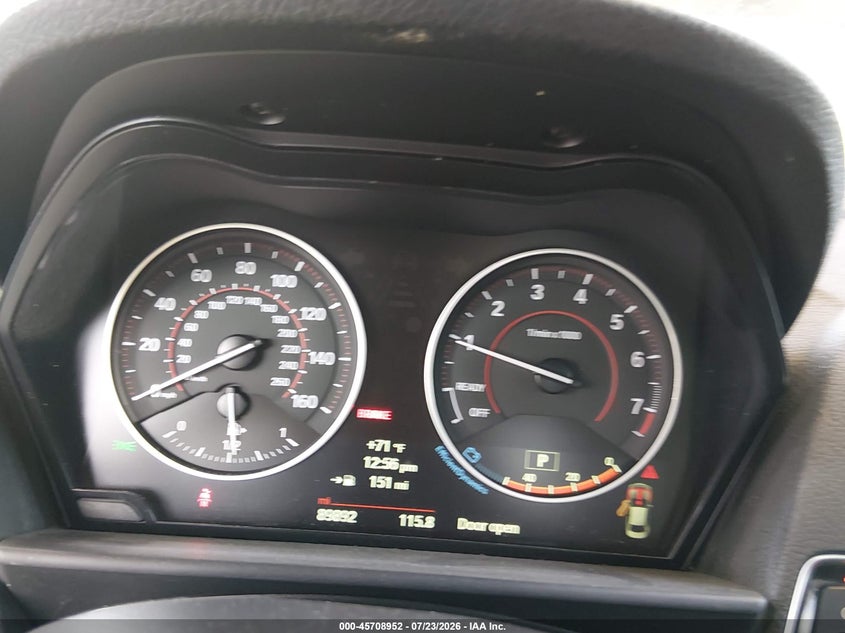 2015 BMW 2er VIN WBA1J9C53FV371062 IAAI salvage auction — FRONT END, Wait Title, sold $8,350 on 2026-08-19 (photo 7)