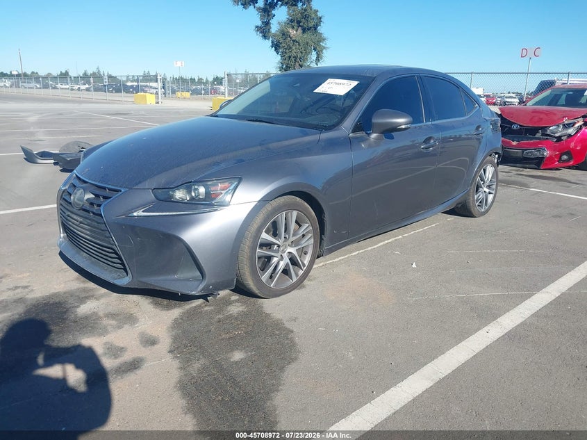 2018 Lexus Is VIN JTHBA1D23J5081361 IAAI salvage auction — REAR END, Salvage (California), sold $5,500 on 2026-08-31 (photo 2)