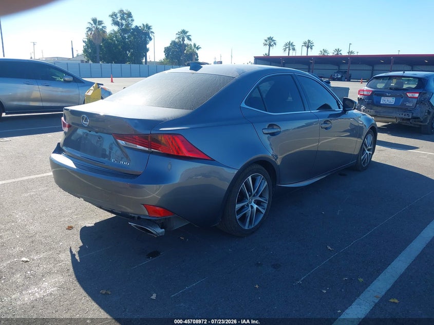 2018 Lexus Is VIN JTHBA1D23J5081361 IAAI salvage auction — REAR END, Salvage (California), sold $5,500 on 2026-08-31 (photo 4)