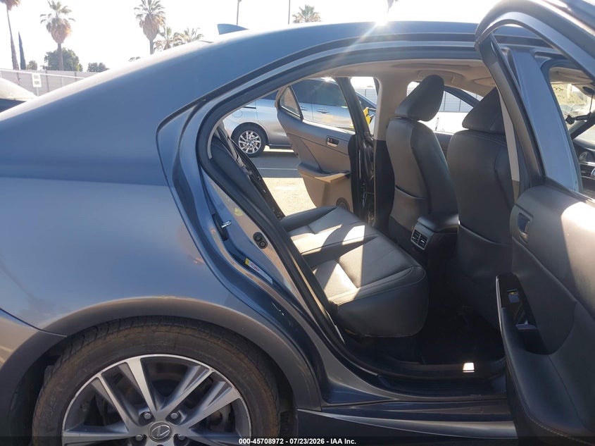 2018 Lexus Is VIN JTHBA1D23J5081361 IAAI salvage auction — REAR END, Salvage (California), sold $5,500 on 2026-08-31 (photo 8)
