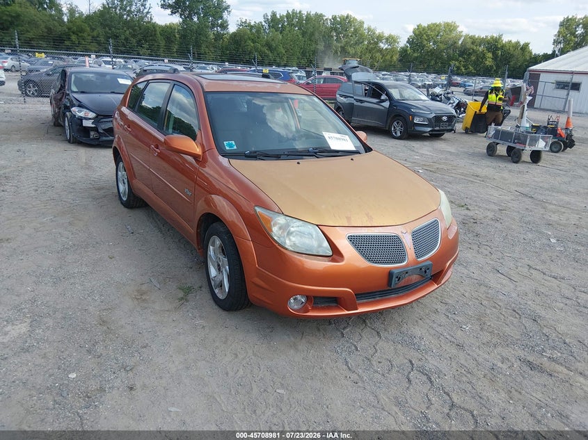 2005 Pontiac Vibe VIN 5Y2SL63815Z407560 IAAI salvage auction — NORMAL WEAR, Clear (Illinois), sold $25 on 2026-07-29 (photo 1)