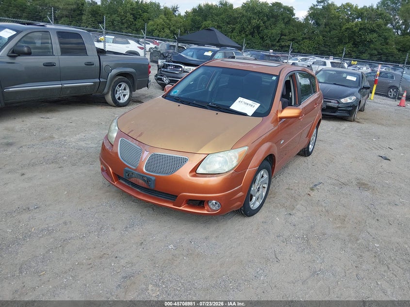 2005 Pontiac Vibe VIN 5Y2SL63815Z407560 IAAI salvage auction — NORMAL WEAR, Clear (Illinois), sold $25 on 2026-07-29 (photo 2)