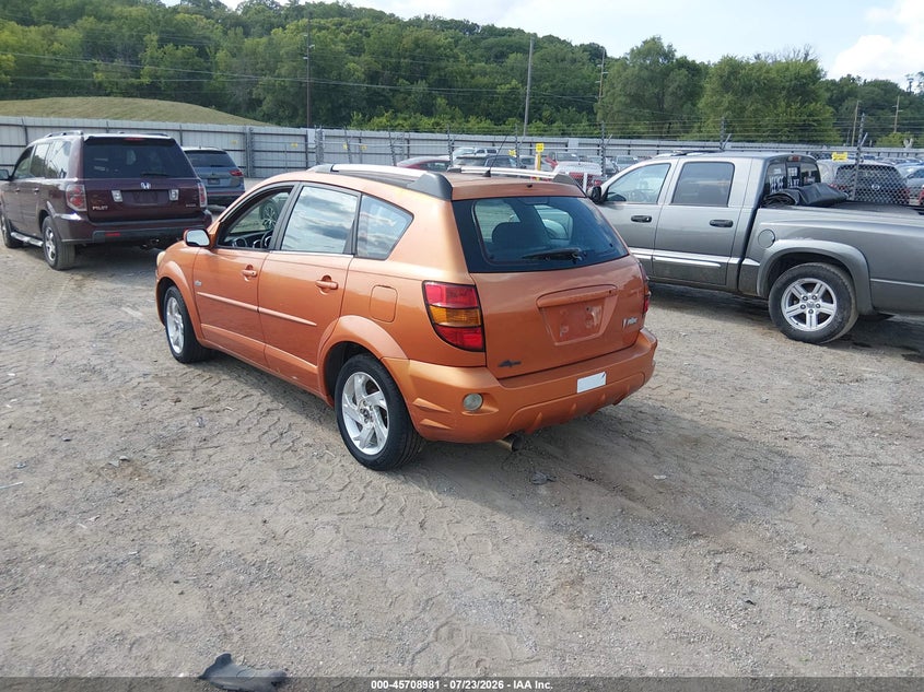 2005 Pontiac Vibe VIN 5Y2SL63815Z407560 IAAI salvage auction — NORMAL WEAR, Clear (Illinois), sold $25 on 2026-07-29 (photo 3)
