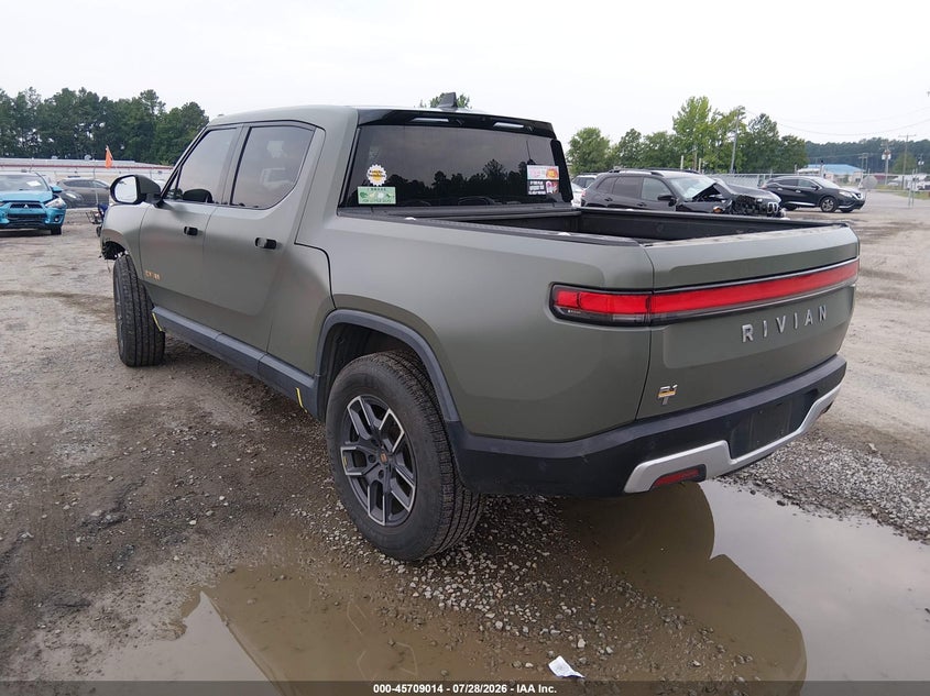 2022 Rivian R1t VIN 7FCTGAAL1NN001122 IAAI salvage auction — FRONT END, Wait Title, sold $18,700 on 2026-10-22 (photo 3)