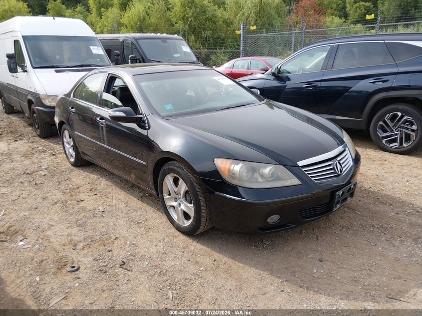 2007 Acura Rl VIN JH4KB16697C003782 IAAI salvage auction — LEFT SIDE, Salvage (Illinois), sold $525 on 2026-09-16 (photo 1)